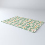 Spring daisies - green Rug Gallery Image 3
