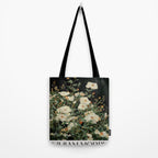 William Morris sage green Autumn Floral Print Art Nouveau maximalist wall art fall Flower Poster Tote Bag Gallery Image 2