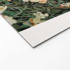 William Morris sage green Autumn Floral Print Art Nouveau maximalist wall art fall Flower Poster Welcome Mat Gallery Image 2