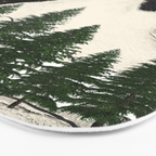 minimal collage/ Forest Bath Mat Gallery Image 3