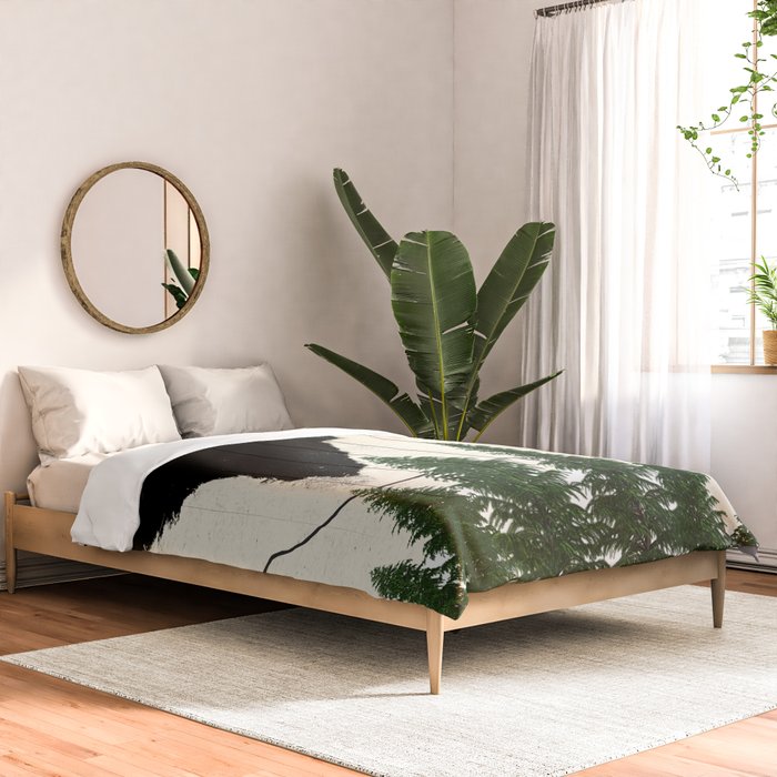 minimal collage/ Forest Comforter Gallery Image 2