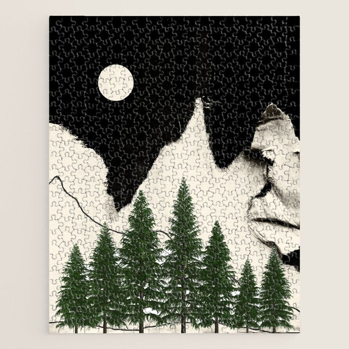 minimal collage/ Forest Jigsaw Puzzle Gallery Image 1