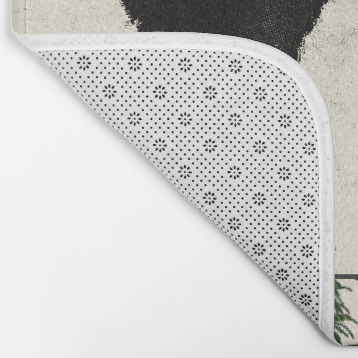 minimal collage/ Forest Bath Mat Gallery Image 2