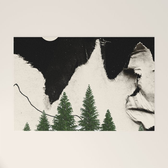 minimal collage/ Forest Welcome Mat Gallery Image 1