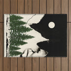 minimal collage/ Forest Outdoor Rug Gallery Image 1