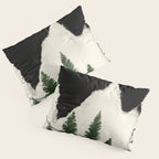 minimal collage/ Forest Pillow Sham Gallery Image 3