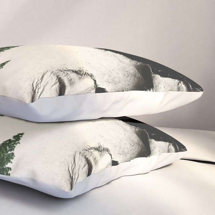 minimal collage/ Forest Pillow Sham Gallery Image 3