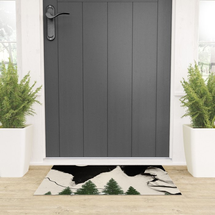 minimal collage/ Forest Welcome Mat Gallery Image 3