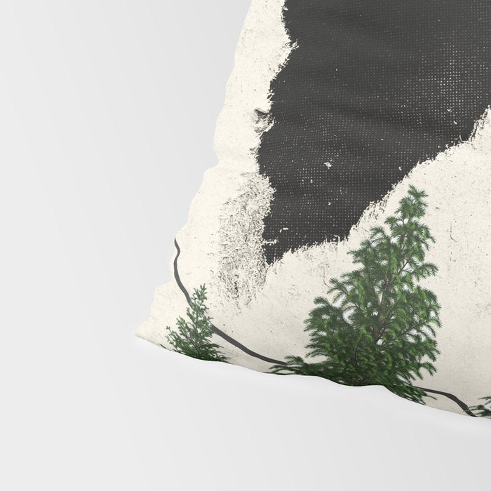 minimal collage/ Forest Pillow Sham Gallery Image 4