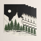 minimal collage/ Forest Wrapping Paper Gallery Image 3