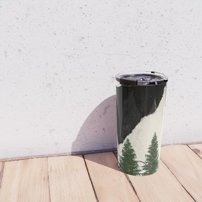 minimal collage/ Forest Travel Mug Gallery Image 4