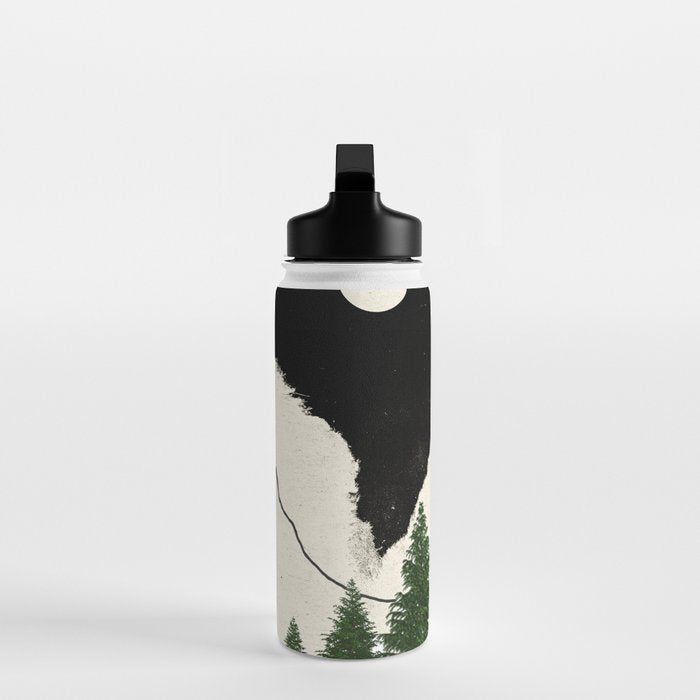 minimal collage/ Forest Water Bottle Gallery Image 3