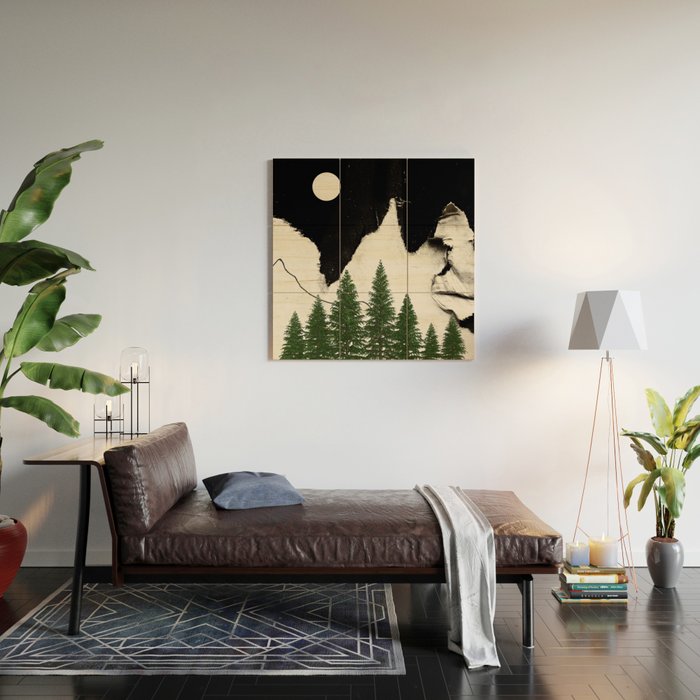 minimal collage/ Forest Wood Wall Art Gallery Image 2