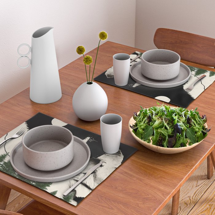 minimal collage/ Forest Placemat Gallery Image 2