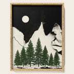 minimal collage/ Forest Serving Tray Gallery Image 1