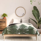 minimal collage/ Forest Comforter Gallery Image 3