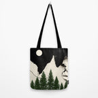 minimal collage/ Forest Tote Bag Gallery Image 2