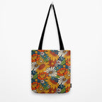 70s Retro Floral - Bold Tote Bag Gallery Image 2