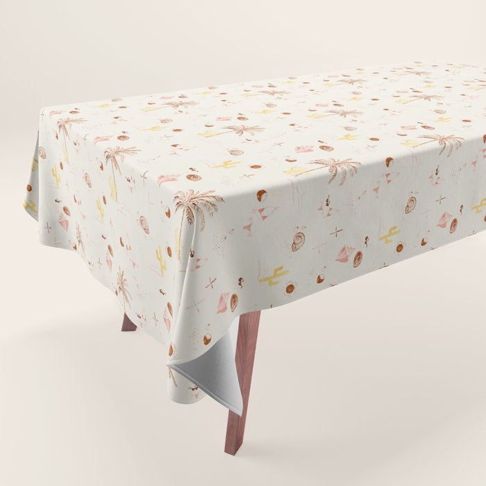 Boho Summer Vibes Tablecloth Gallery Image 1