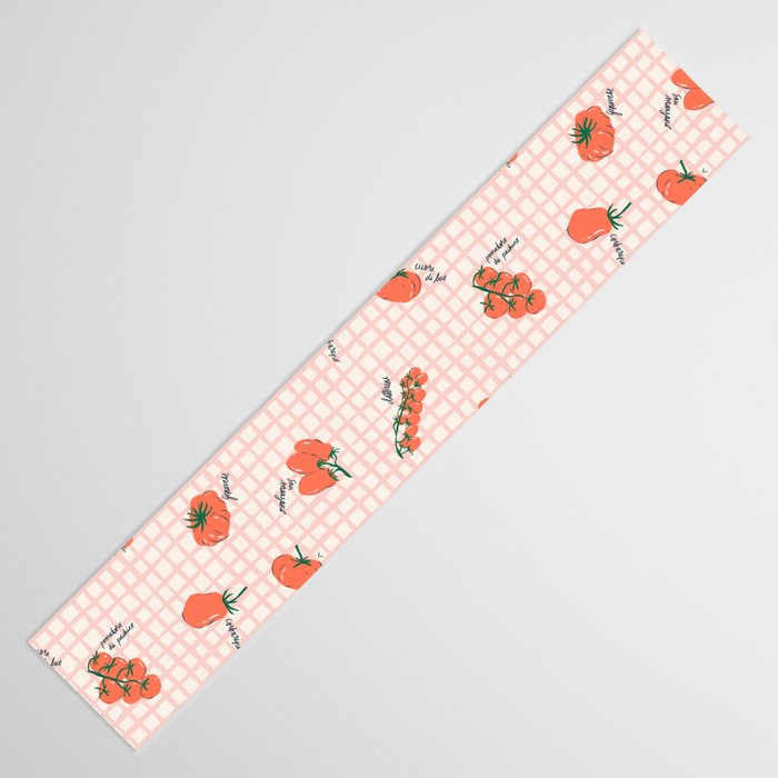 Italian Tomatoes on Gingham Table Runner Gallery Image 3