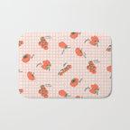 Italian Tomatoes on Gingham Bath Mat Gallery Image 1