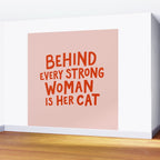 Behind Every Strong Woman Wall Mural Gallery Image 2