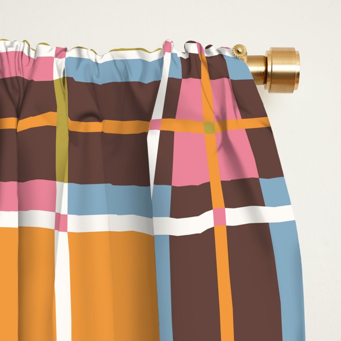 Bold Lines and Blocks Window Curtain Gallery Image 2