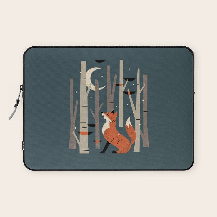 Winter Forest Fox Laptop Sleeve Gallery Image 1