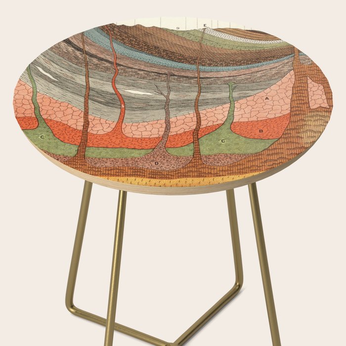 Geology Chart Side Table Gallery Image 2