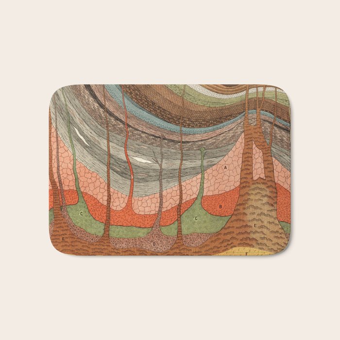Geology Chart Bath Mat Gallery Image 1