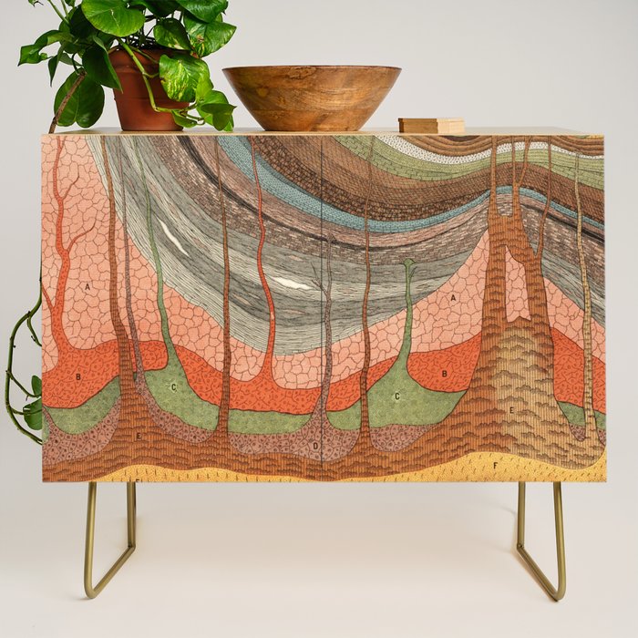 Geology Chart Credenza Gallery Image 1