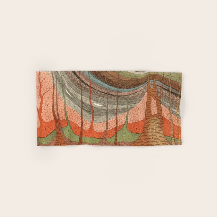 Geology Chart Bath Towel Gallery Image 1