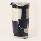 Modern Abstract Shapes 103 Travel Mug Gallery Image 3