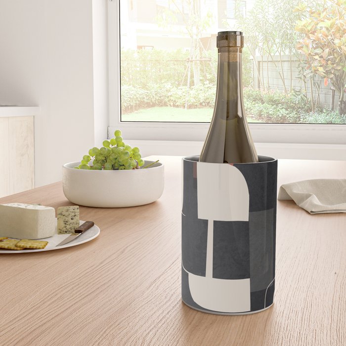 Modern Abstract Shapes 103 Wine Chiller Gallery Image 4