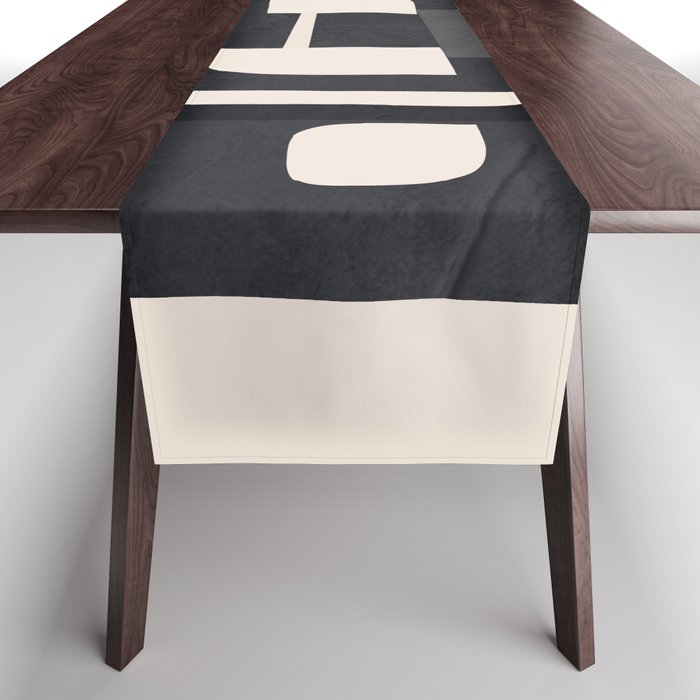 Modern Abstract Shapes 103 Table Runner Gallery Image 1