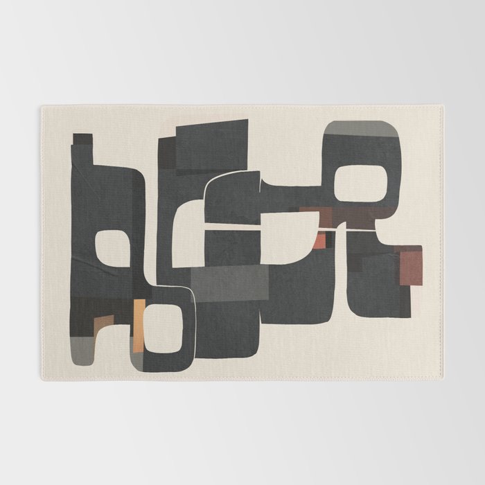 Modern Abstract Shapes 103 Rug Gallery Image 2