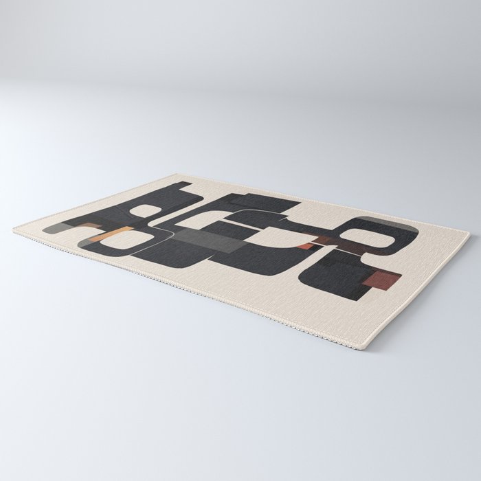 Modern Abstract Shapes 103 Rug Gallery Image 3
