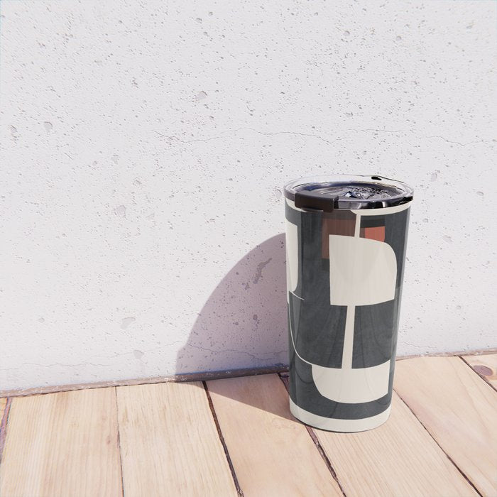 Modern Abstract Shapes 103 Travel Mug Gallery Image 4