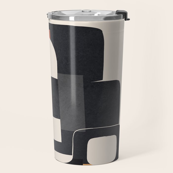 Modern Abstract Shapes 103 Travel Mug Gallery Image 2