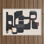 Modern Abstract Shapes 103 Outdoor Rug Gallery Image 1