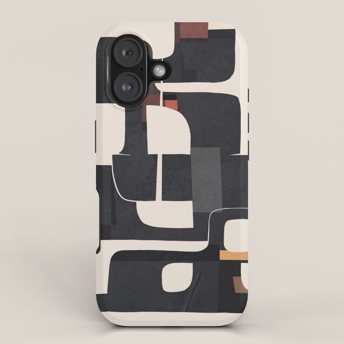 Modern Abstract Shapes 103 iPhone Case Gallery Image 1