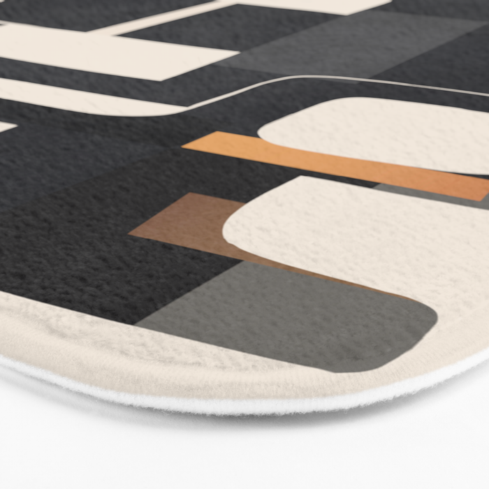 Modern Abstract Shapes 103 Bath Mat Gallery Image 3