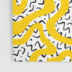 Wavy retro psychedelic pattern Poster Gallery Image 3