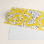 Wavy retro psychedelic pattern Wrapping Paper Gallery Image 2