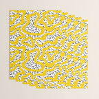 Wavy retro psychedelic pattern Wrapping Paper Gallery Image 3