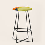 sun & moon abstract geometric shapes Stool Gallery Image 1