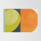 sun & moon abstract geometric shapes Rug Gallery Image 2