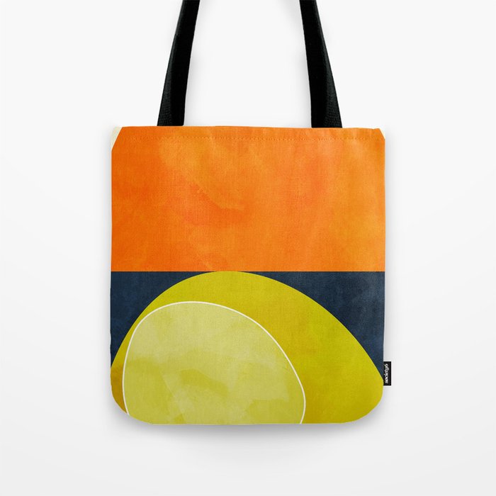 sun & moon abstract geometric shapes Tote Bag Gallery Image 1