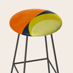 sun & moon abstract geometric shapes Stool Gallery Image 2