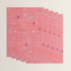 Cactus Silk Pattern in Pink Wrapping Paper Gallery Image 3